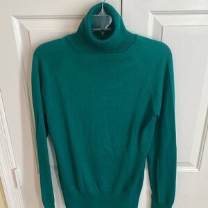 Green Turtleneck Sweater